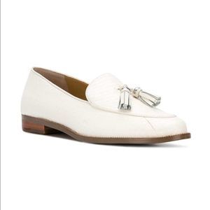 Lauren Ralph Lauren off White Croc Loafer- size 7.5